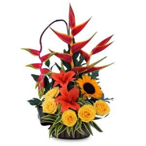 Ramo Triangular Girasoles y otras X 12