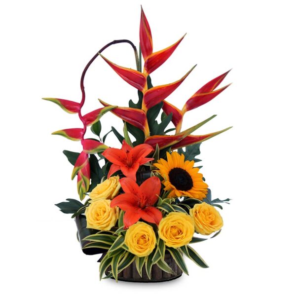 Ramo Triangular Girasoles y otras X 12
