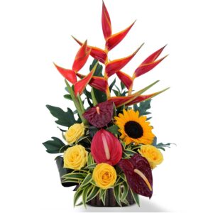 Ramo Triangular Girasoles y otras X 12