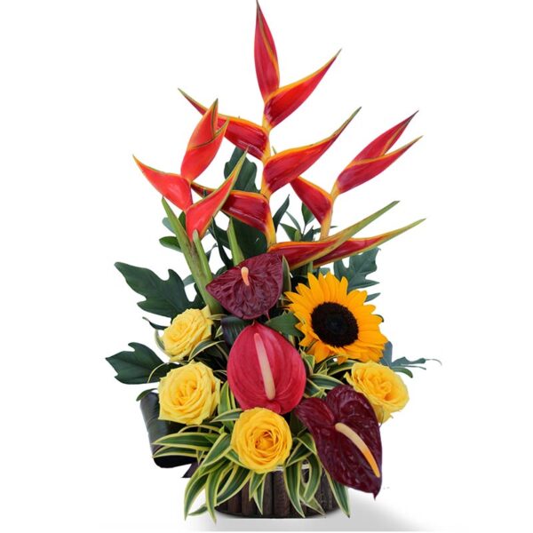 Ramo Triangular Girasoles y otras X 12