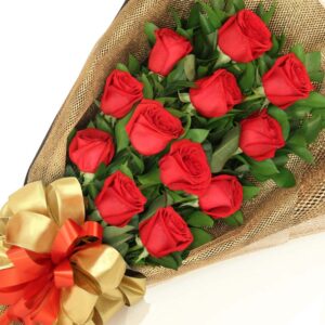Ramillete Rosas Rojas X 12