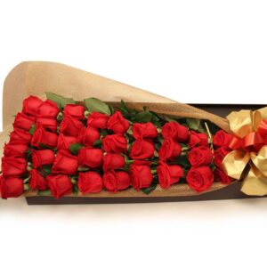 Caja Rosas Rojas X 36