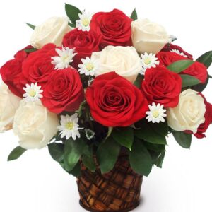 Ramo Redondo(1cara) Rosas Rojas y otras X 18