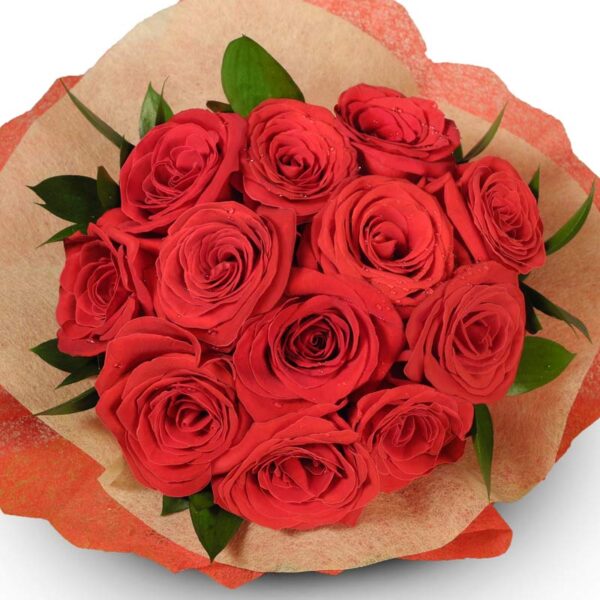 Redondo(1cara) Rosas Rojas X 18