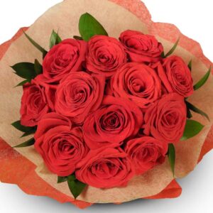 Redondo(1cara) Rosas Rojas X 24