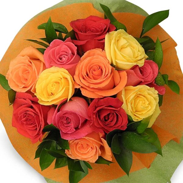 Bouquet Rosas Rosadas y otras X 12