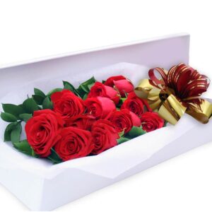 Caja Rosas Rojas X 12