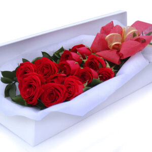 Caja Rosas Rojas X 12