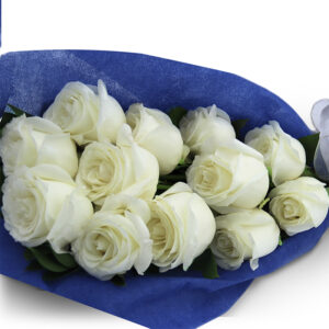 Ramillete Rosas Blancas X 12