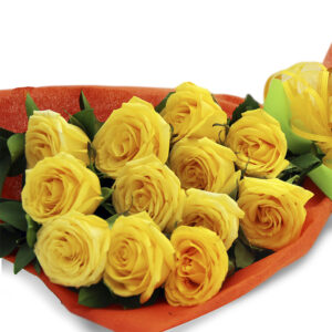 Ramillete Rosas Amarillas X 12