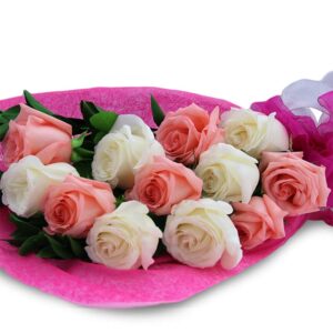 Ramillete Rosas Rosadas y otras X 12