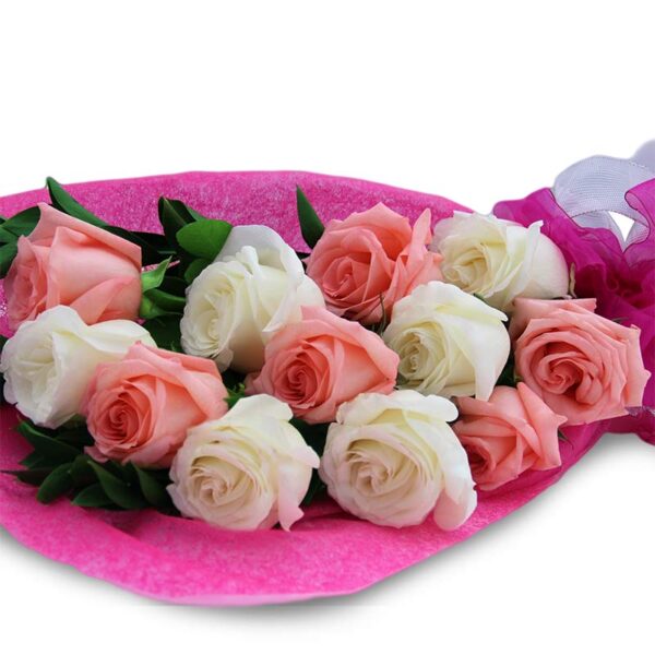 Ramillete Rosas Rosadas y otras X 12