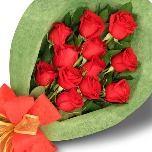 Ramillete Rosas Rojas X 12