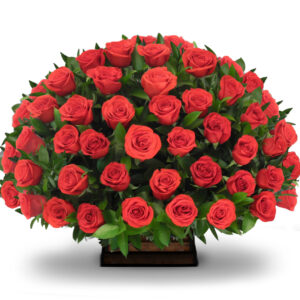 Ramo Redondo(1cara) Rosas Rojas X 48