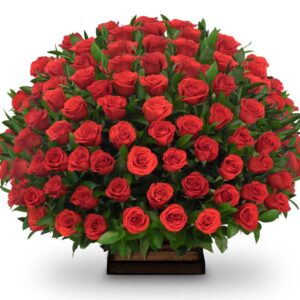 Ramo Redondo(1cara) Rosas Rojas X 86