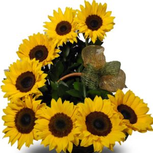 Ramo Letra C Girasoles X 8