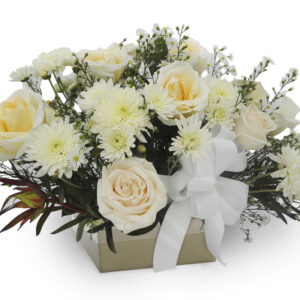 Ramo Redondo(1cara) Rosas Blancas y otras X 15