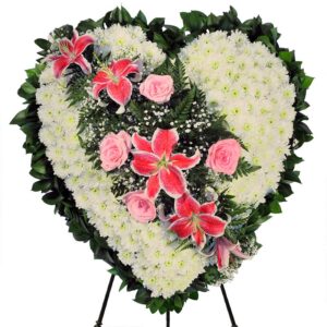 Corazón Rosas Rosadas y otras X 19
