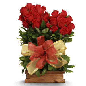 Ramo Dos Bombones Rosas Rojas X 24