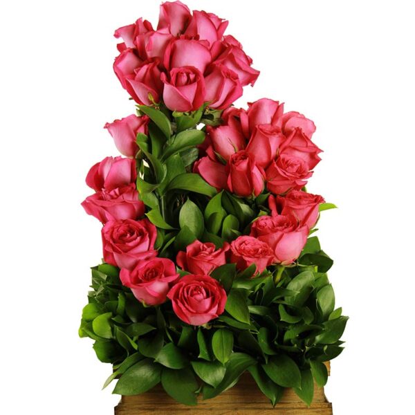 Ramo Abrazo Rosas Rosadas X 30