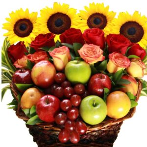 Canasta Frutero Girasoles y otras X 16