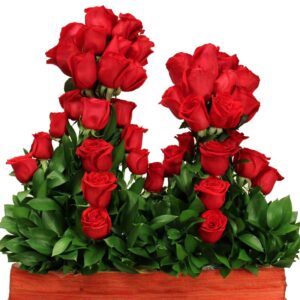 Ramo Pareja Rosas Rojas X 40