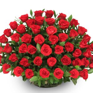 Ramo Redondo(1cara) Rosas Rojas X 100