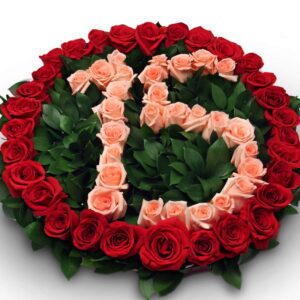 Ramo Redondo(1cara) Rosas Rojas y otras X 58
